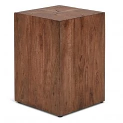 URBIA ACACIA WOOD BLOCK STOOL Furniture