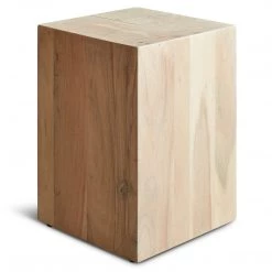 URBIA ACACIA WOOD BLOCK STOOL Furniture