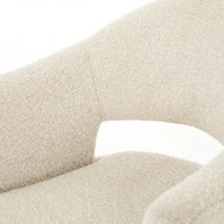 FOUR HANDS Furniture ADARA KNOLL NATURAL BOUCLE SWIVEL CHAIR
