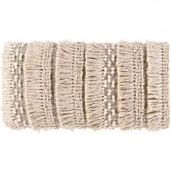 SURYA ADILAH HAND WOVEN FRINGE BENCH Furniture