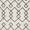 LOLOI ADLER FLAT WEAVE: IVORY, BLACK Rug
