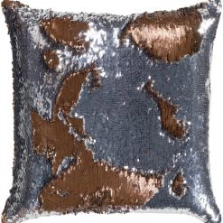 SURYA Pillows + Decor AKIVA SEQUIN EMBELLISHED ACCENT PILLOW