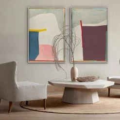 L ART "AFTER WINTER IV" CANVAS ART 7 L ART