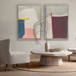 L ART "AFTER WINTER V" CANVAS ART