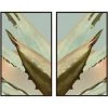 L ART "AGAVE DIPTYCH" CANVAS ART