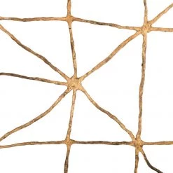 PHILLIPS COLLECTION AGED BRASS MESH METAL WALL ART Wall Sculptures + Decor