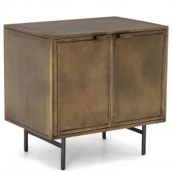FOUR HANDS AGED BRASS SUNBURST NIGHTSTAND Furniture 11 FOUR HANDS AGED BRASS SUNBURST NIGHTSTAND Furniture