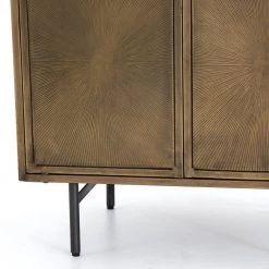 FOUR HANDS AGED BRASS SUNBURST NIGHTSTAND Furniture 13 FOUR HANDS AGED BRASS SUNBURST NIGHTSTAND Furniture