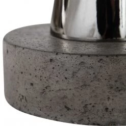 UTTERMOST AGED CONCRETE + BLACK NICKEL ACCENT TABLE Furniture