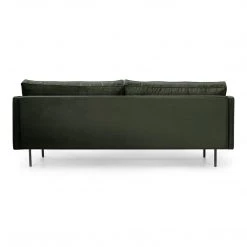 MOES Furniture ALBIE FOREST GREEN VELVET SOFA