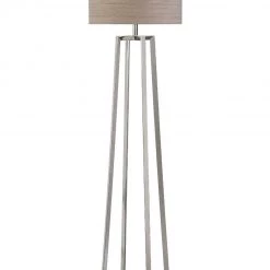 UTTERMOST ALEXUS POLISHED CHROME FLOOR LAMP