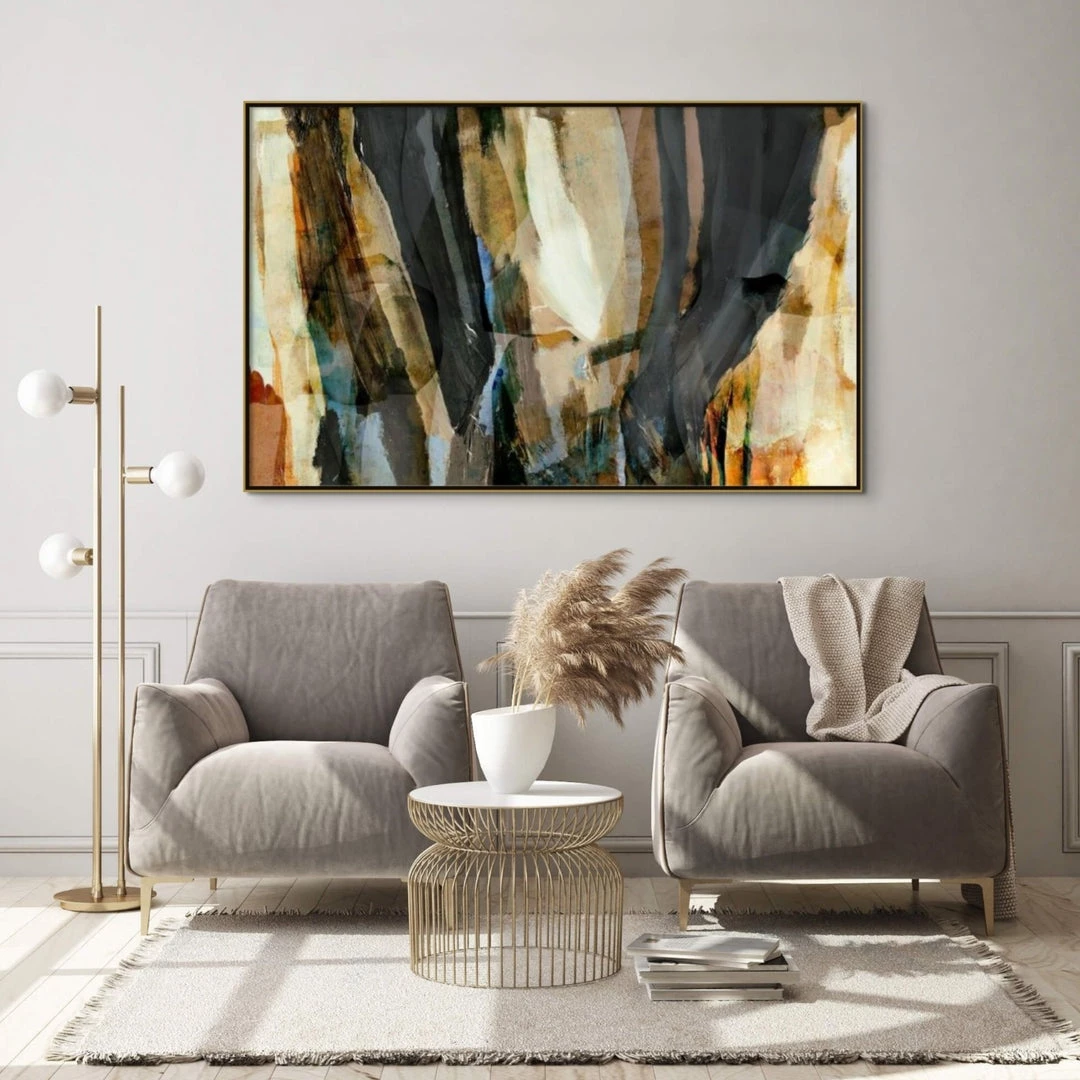L ART "AMBER FALLS" CANVAS ART Wall Art 2 L ART "AMBER FALLS" CANVAS ART Wall Art