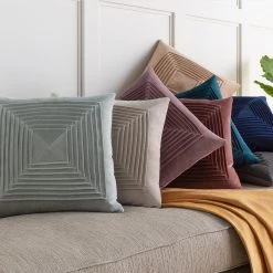 SURYA AMI COTTON VELVET PILLOW