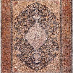 SURYA ADOETTE VINTAGE PRINT FLAT RUG