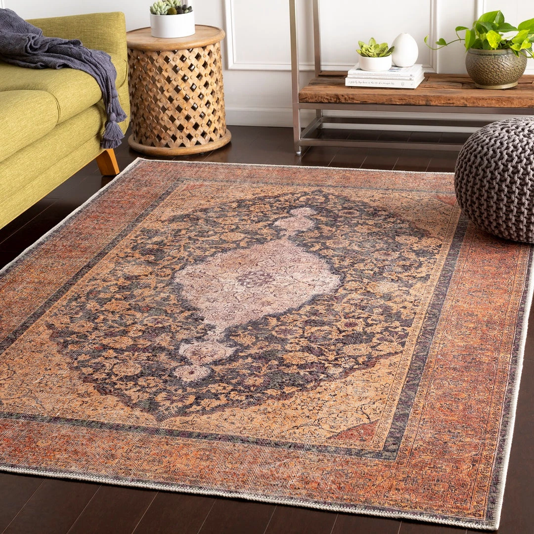 SURYA ADOETTE VINTAGE PRINT FLAT RUG 2 SURYA ADOETTE VINTAGE PRINT FLAT RUG