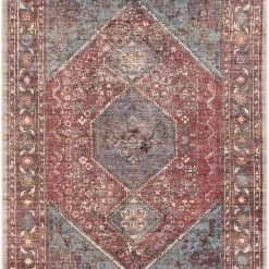 SURYA ADRIANO VINTAGE PRINT FLAT RUG
