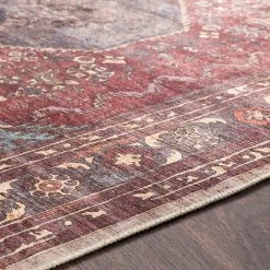 SURYA ADRIANO VINTAGE PRINT FLAT RUG