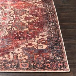 SURYA ADSILA VINTAGE PRINT FLAT RUG
