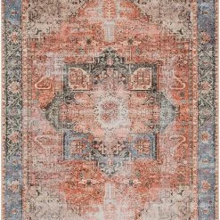 SURYA ADDIENA VINTAGE PRINT FLAT RUG 9 SURYA ADDIENA VINTAGE PRINT FLAT RUG