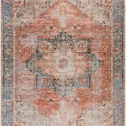 SURYA ADDIENA VINTAGE PRINT FLAT RUG