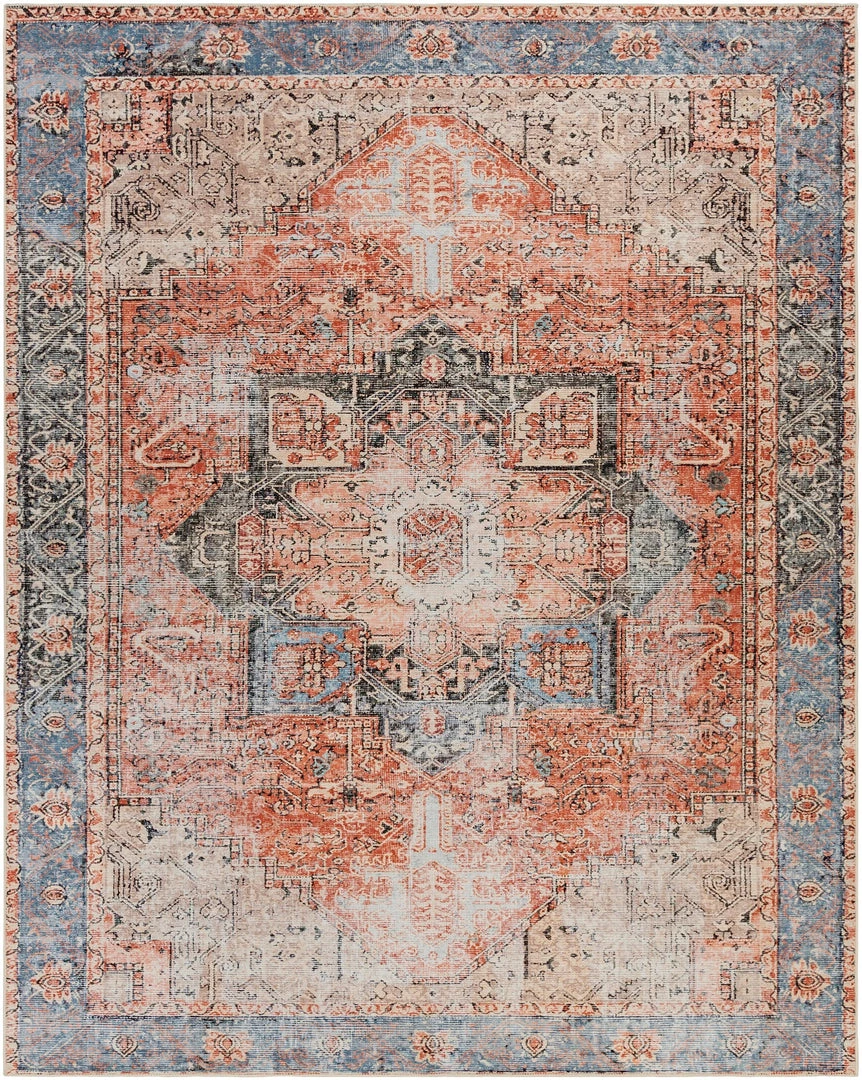 SURYA ADDIENA VINTAGE PRINT FLAT RUG 1 SURYA ADDIENA VINTAGE PRINT FLAT RUG