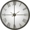 UTTERMOST AMOS 60" MIRRORED WALL CLOCK
