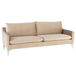 NUEVO ANDERS VELVET VELOUR SOFA