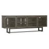 HOOKER ANNEX CERUSED GREY OAK MEDIA CONSOLE