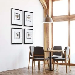 UTTERMOST "ANTHOPHILA" GLASS FRAMED PRINTS | SET OF 4 7 UTTERMOST