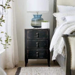 HOOKER Furniture ANTIQUE BLACK TELEPHONE TABLE