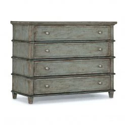 HOOKER Furniture ANTIQUE BLUE COSTIERE CHEST 6 HOOKER Furniture ANTIQUE BLUE COSTIERE CHEST
