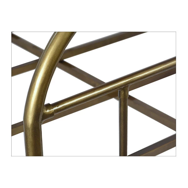 DOVETAIL ANTIQUE BRASS IRON QUEEN BED 4 DOVETAIL ANTIQUE BRASS IRON QUEEN BED