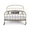 DOVETAIL ANTIQUE BRASS IRON QUEEN BED