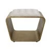 UTTERMOST ANTIQUE GOLD HOOP SMALL BENCH