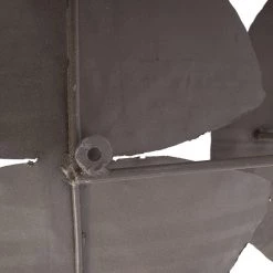 PHILLIPS COLLECTION ANTIQUE SILVER GINKGO LEAF WALL ART Wall Sculptures + Decor