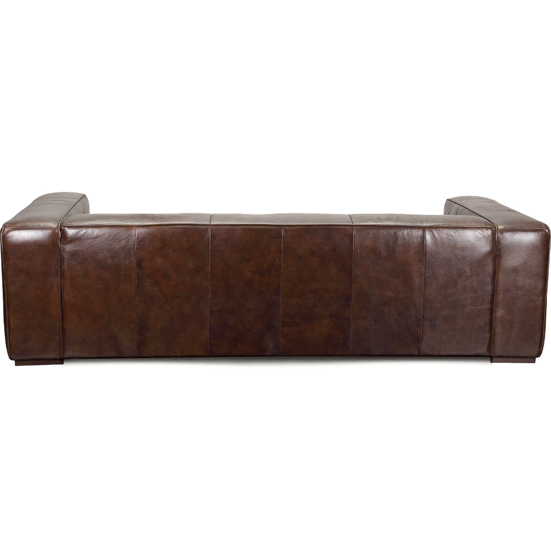 MOES ANTWERP CIGAR BROWN LEATHER SOFA Living Room 3 MOES ANTWERP CIGAR BROWN LEATHER SOFA Living Room