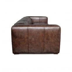 MOES ANTWERP CIGAR BROWN LEATHER SOFA Living Room 9 MOES ANTWERP CIGAR BROWN LEATHER SOFA Living Room