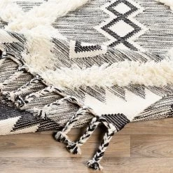 SURYA NURI HAND-WOVEN WOOL RUG