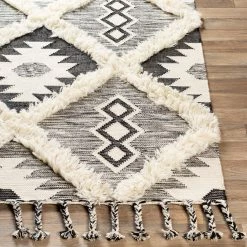SURYA NURI HAND-WOVEN WOOL RUG
