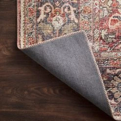 LOLOI ARJUN VINTAGE PRINT FLAT RUG: SPICE 14 LOLOI ARJUN VINTAGE PRINT FLAT RUG: SPICE