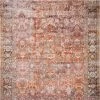 LOLOI ARJUN VINTAGE PRINT FLAT RUG: SPICE