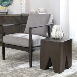 UTTERMOST ARMIN ACCENT STOOL Living Room
