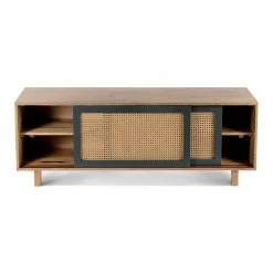 MOES ASHTON MANGO WOOD + CANE MEDIA CONSOLE
