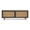 MOES ASHTON MANGO WOOD + CANE MEDIA CONSOLE