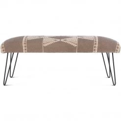 SURYA ASMARA TRIBAL PRINT KILIM BENCH Furniture