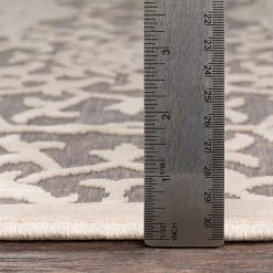 SURYA FABIA TEXTURED CHENILLE RUG: SAND, STONE