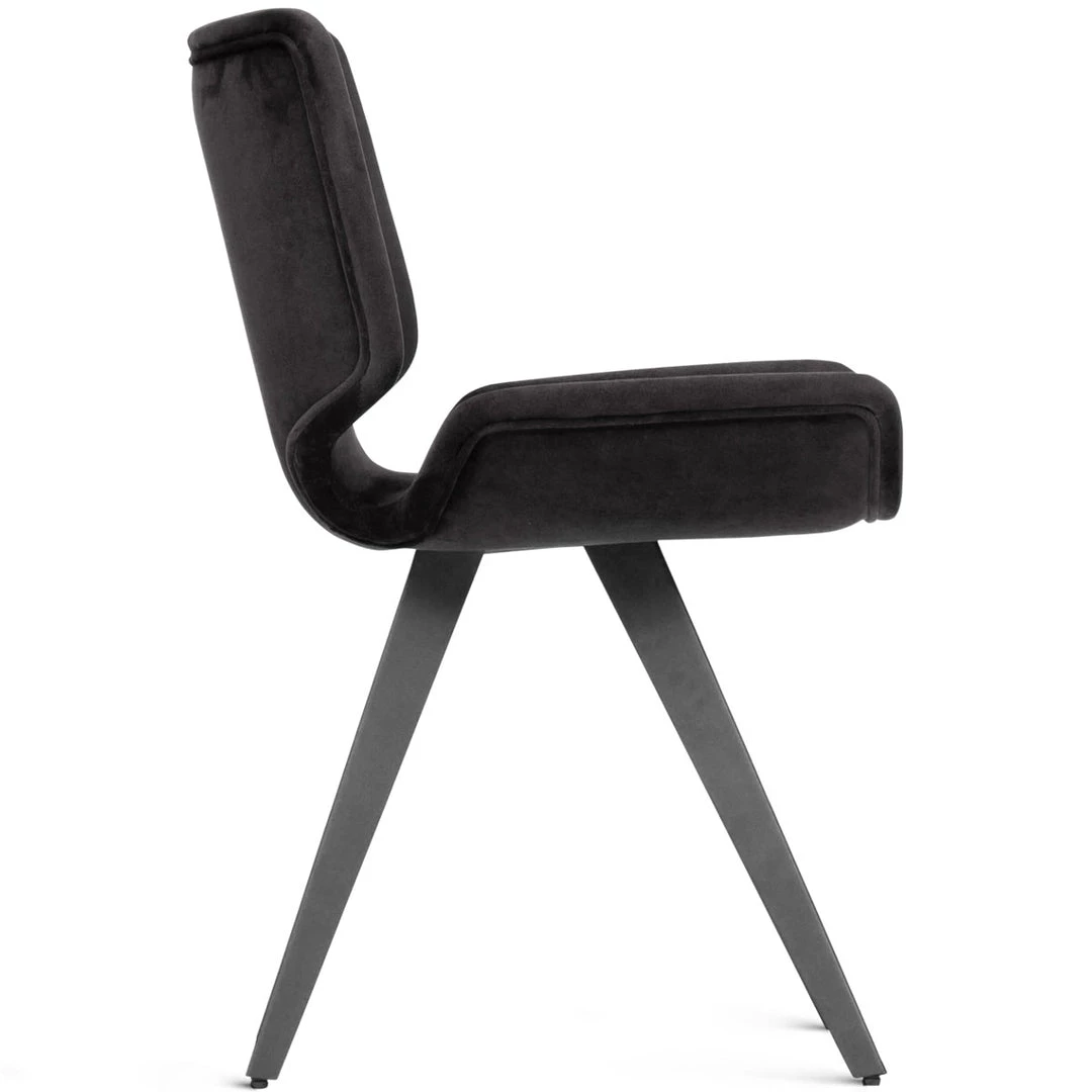 NUEVO ASTRID VELOUR VELVET DINING CHAIR 3 NUEVO ASTRID VELOUR VELVET DINING CHAIR