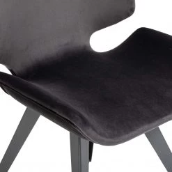 NUEVO ASTRID VELOUR VELVET DINING CHAIR 16 NUEVO ASTRID VELOUR VELVET DINING CHAIR