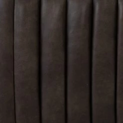 FOUR HANDS AUGUSTINE CHANNEL TUFTED LEATHER SWIVEL CHAIR