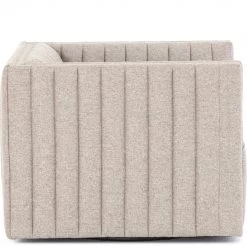 FOUR HANDS Living Room AUGUSTINE CHANNEL TUFTED SWIVEL CHAIR 12 FOUR HANDS Living Room AUGUSTINE CHANNEL TUFTED SWIVEL CHAIR